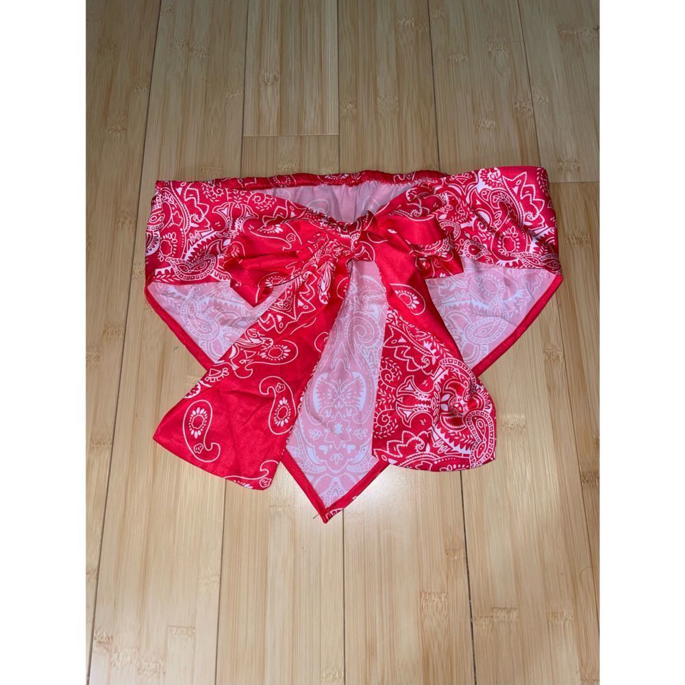 Shein Bandana Tie Back Top
